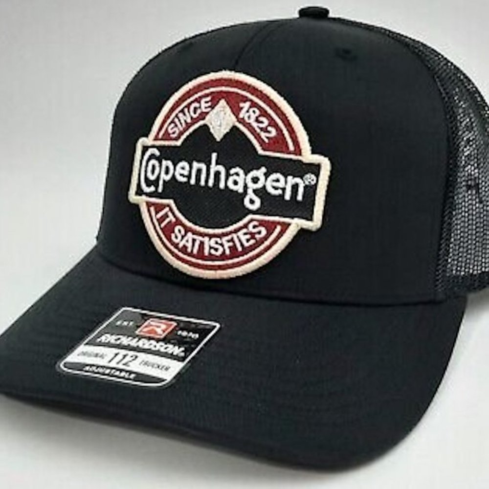 Richardson 112 Trucker Cap Hat Mesh Snapback Copenhagen Patch Chew Snuff Dip Che